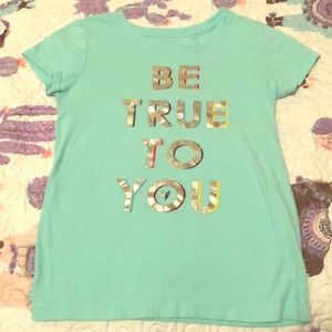 A teal be true to you tee